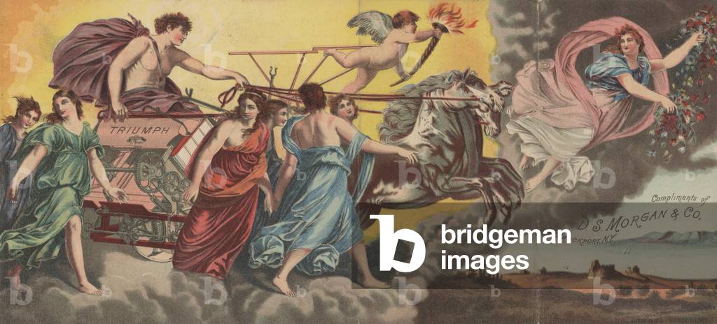 Compliments of D S Morgan & Co, Brockport, New York (colour litho)
