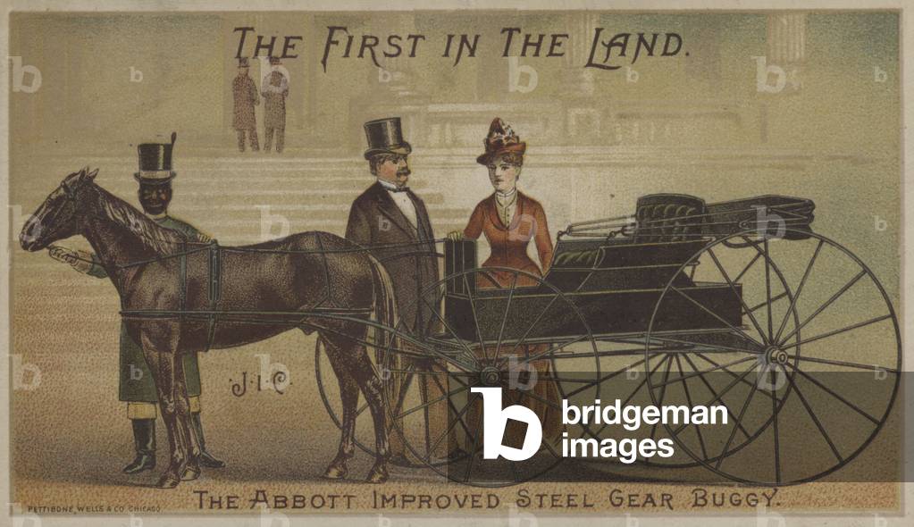 The Abbott Improved Steel Gear Buggy (chromolitho)