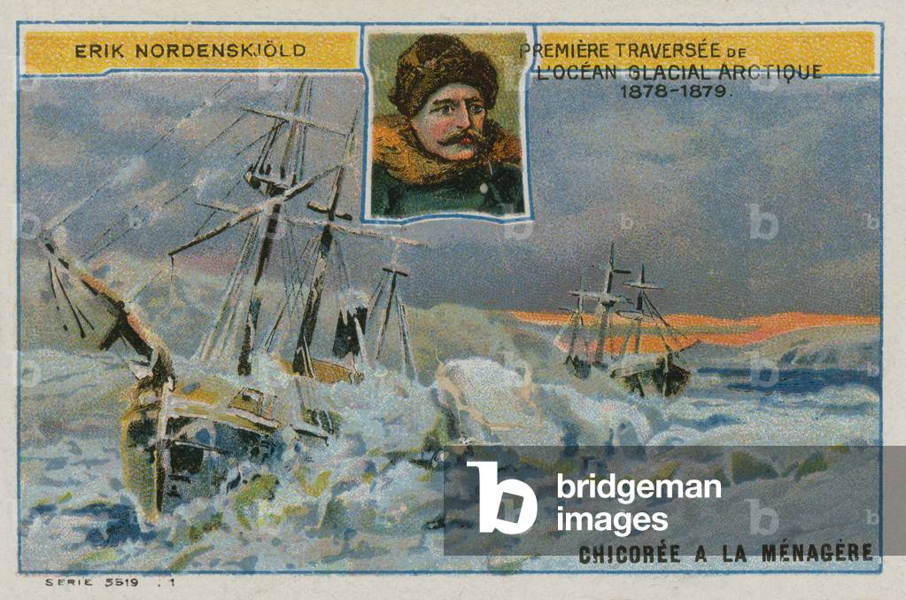 Adolf Erik Nordenskiold (chromolitho)