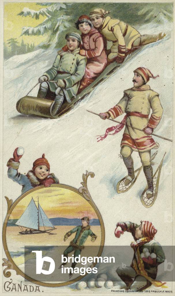 Canada in winter (chromolitho)