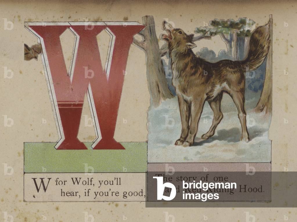 Letter W (colour litho)