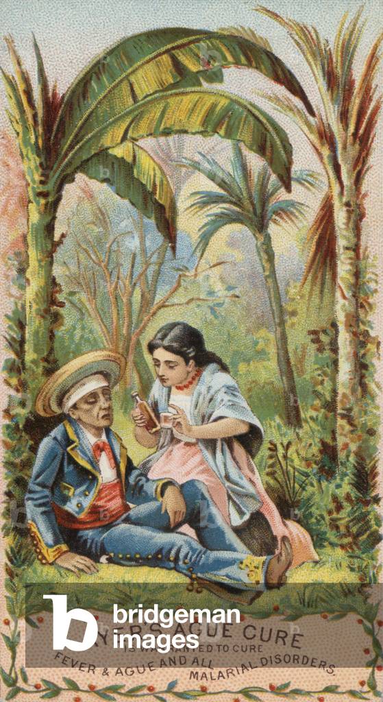 Man With Malaria (chromolitho)