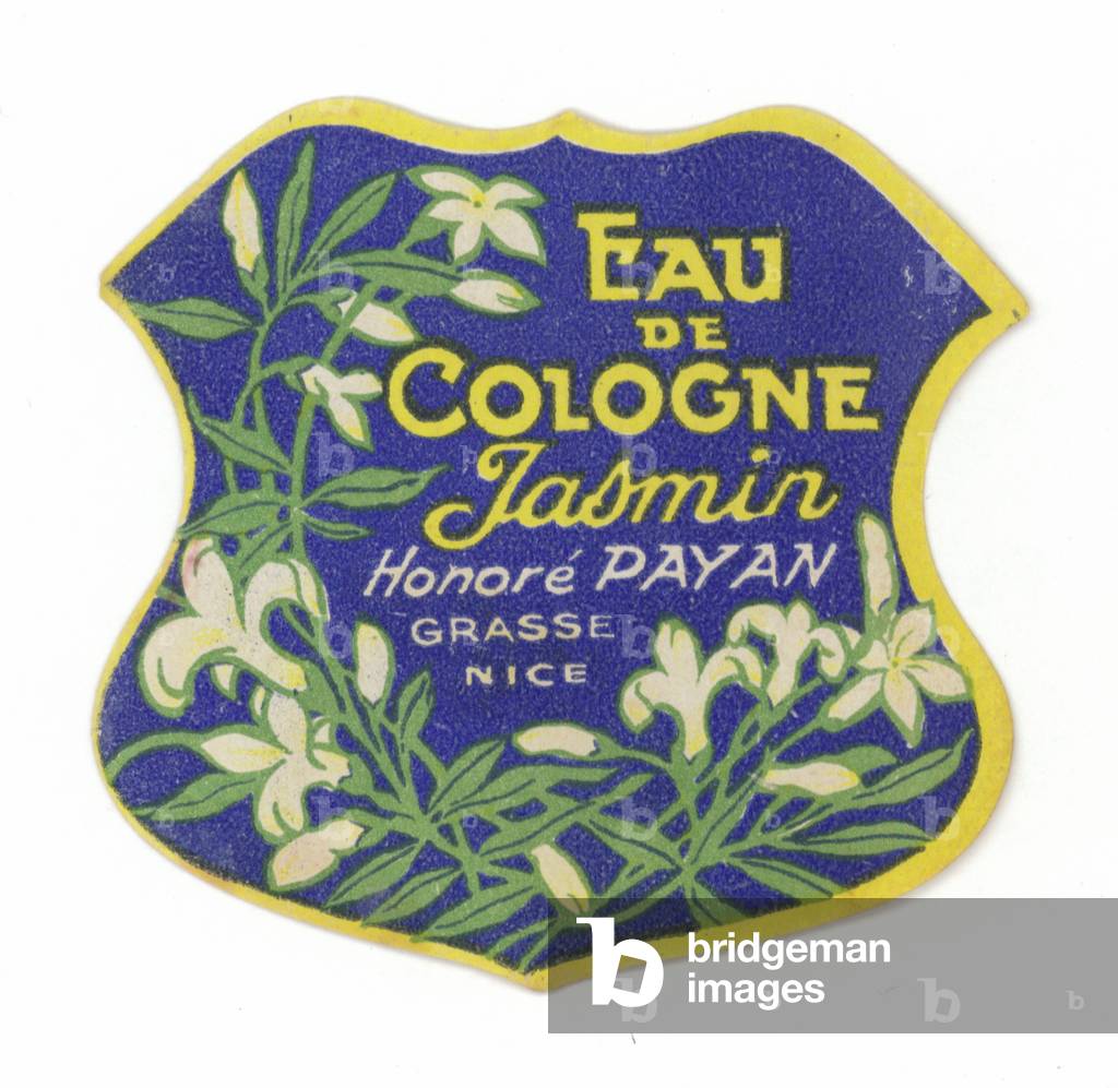 Eau de Cologne label, Jasmin (chromolitho)