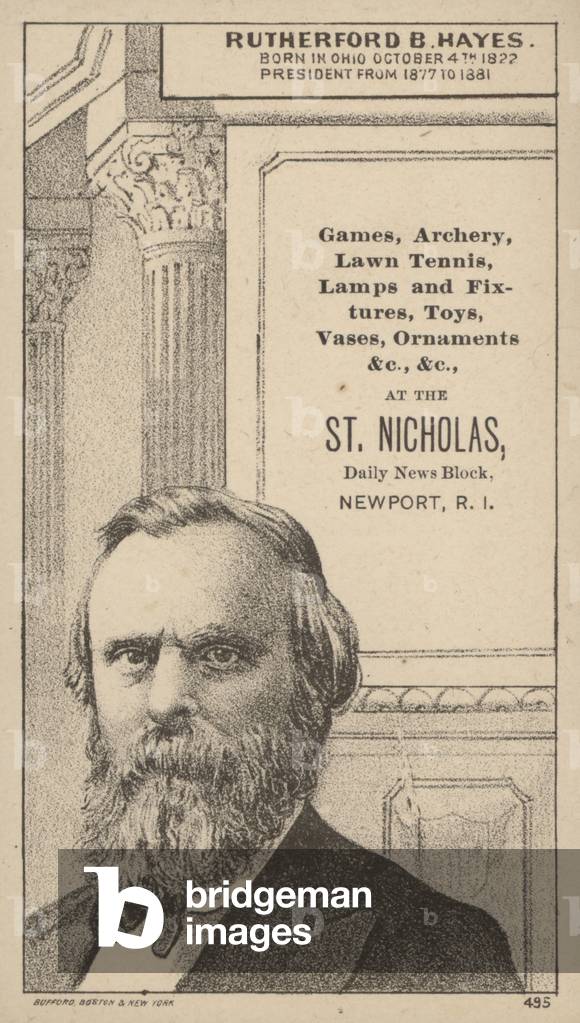 Rutherford B Hayes (litho)