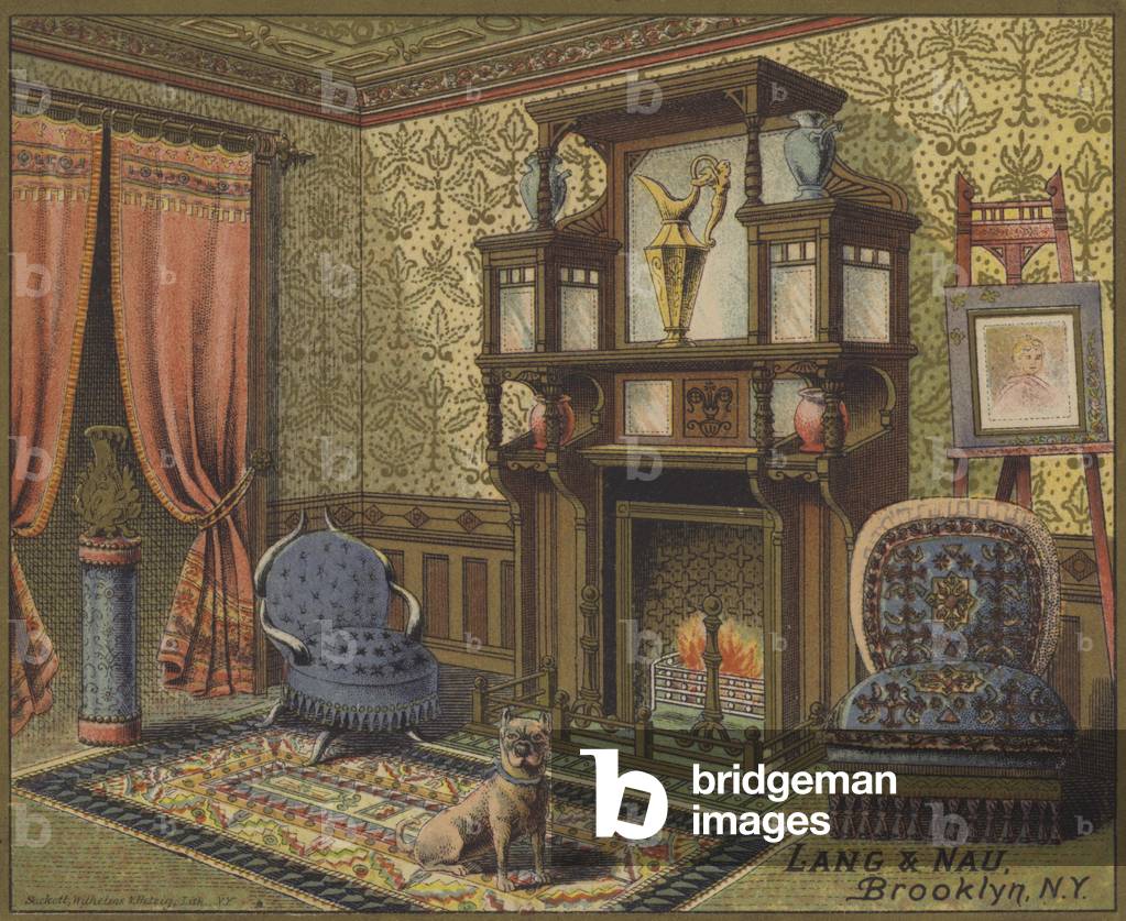 Lang & Nau Brooklyn, New York (chromolitho)