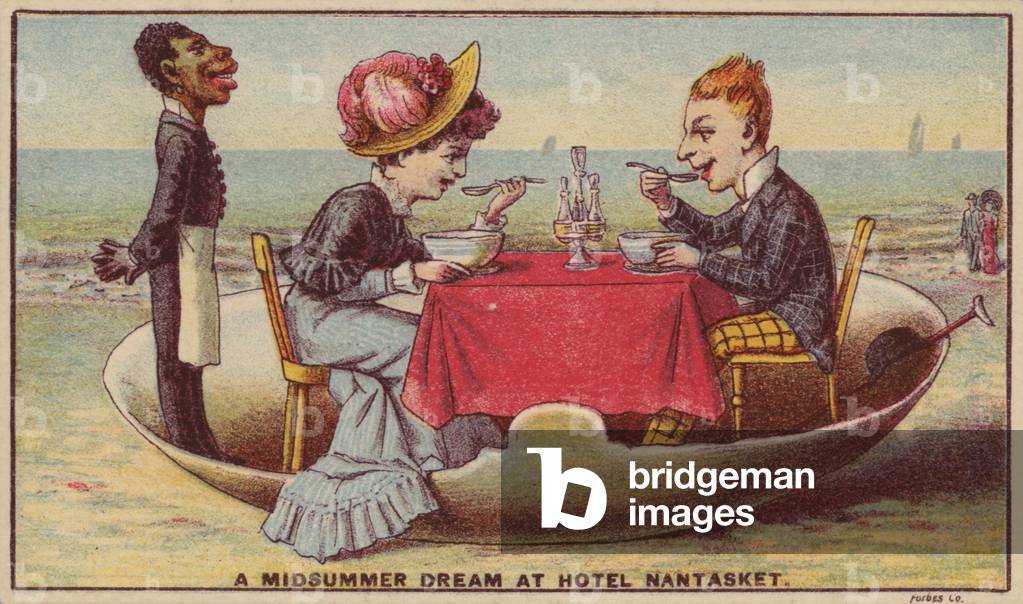 Dinner on the Beach (chromolitho)