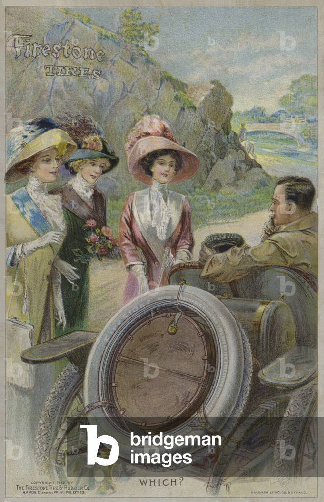 Firestone Tires (chromolitho)