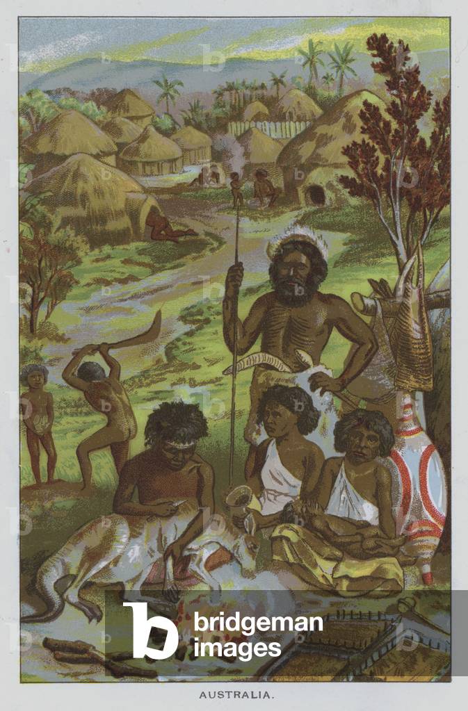 Australia (colour litho)