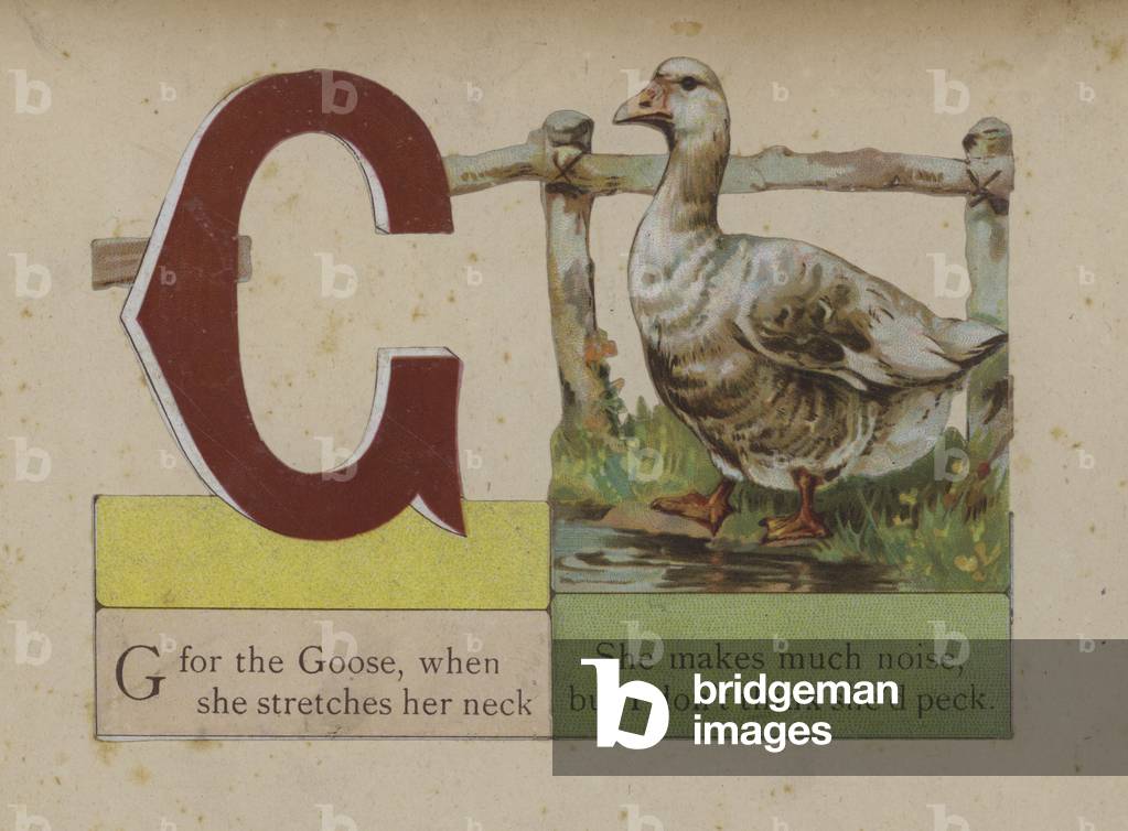 Letter G (colour litho)