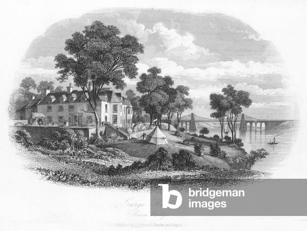George Hotel, Menai Bridge (engraving)