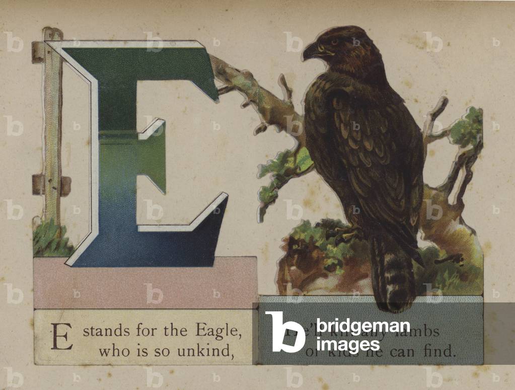 Letter E (colour litho)