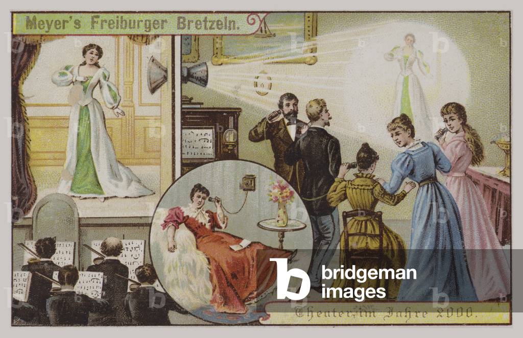 Theatre in the year 2000 (chromolitho)