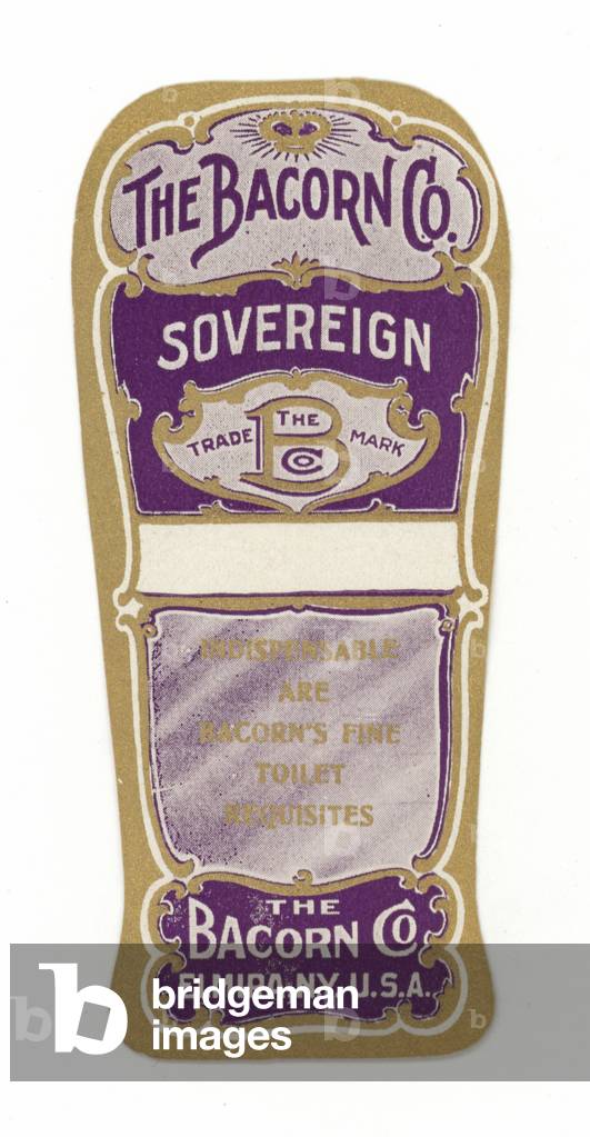 Perfume Label, Sovereign (chromolitho)
