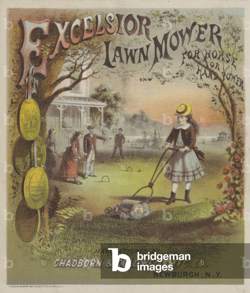 Excelsior Lawn Mower (chromolitho)