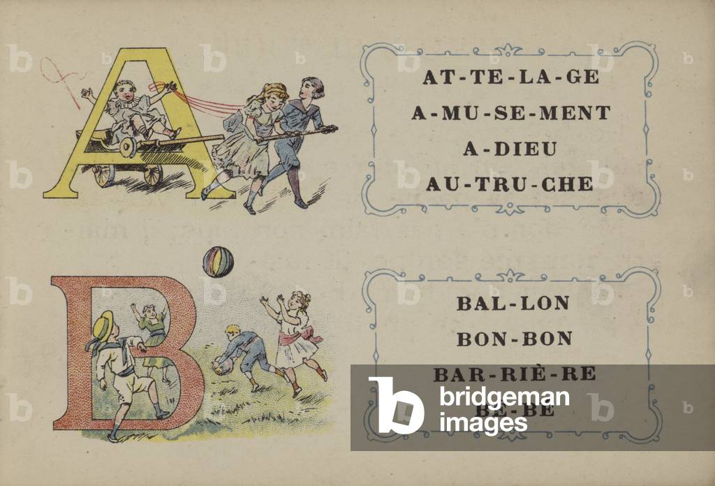Alphabet De La Phosphatine Falieres (colour litho)