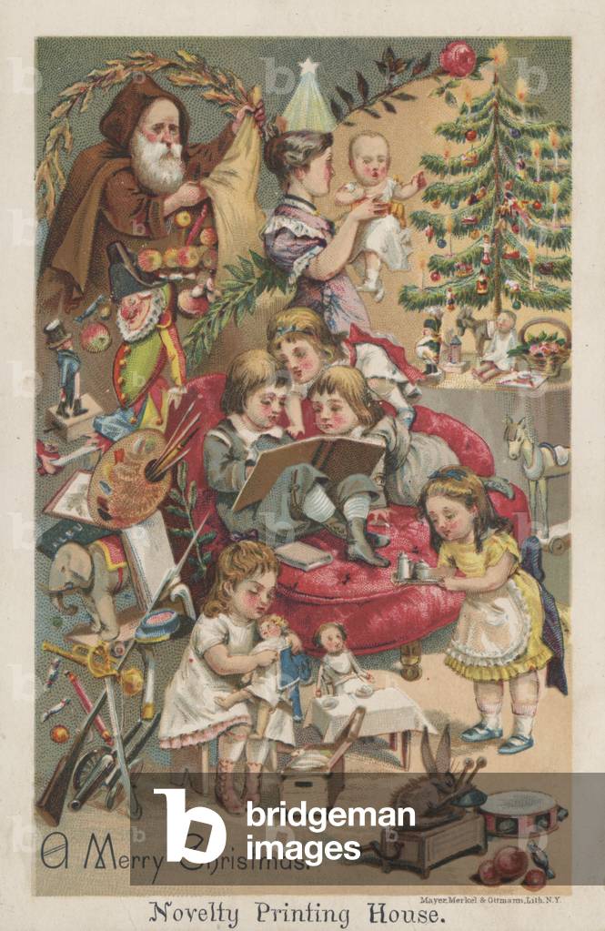 Christmas card (chromolitho)