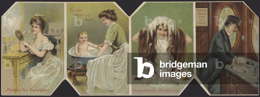 Uses of soap (chromolitho)