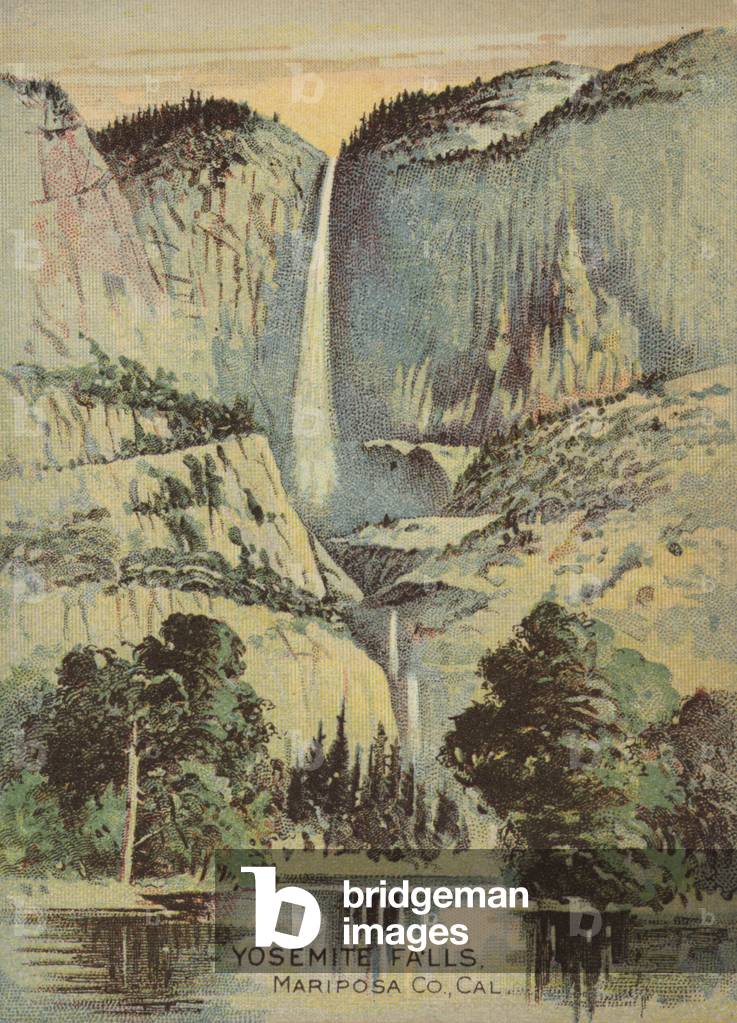 Yosemite Falls (chromolitho)