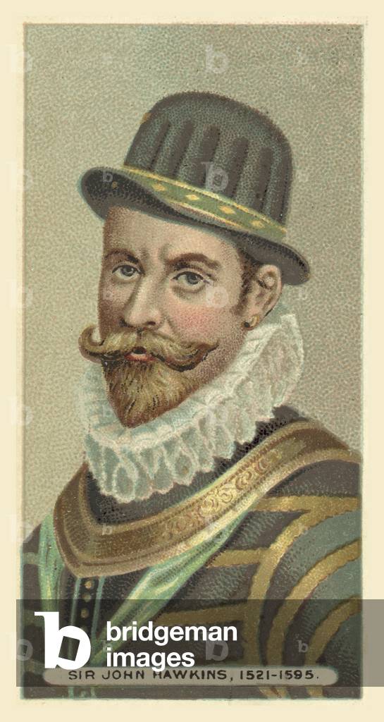 Sir John Hawkins, 1521-1595 (chromolitho)