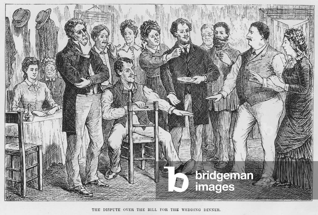 Illustration for The Assommoir, A Realistic Novel, by Emile Zola (engraving)