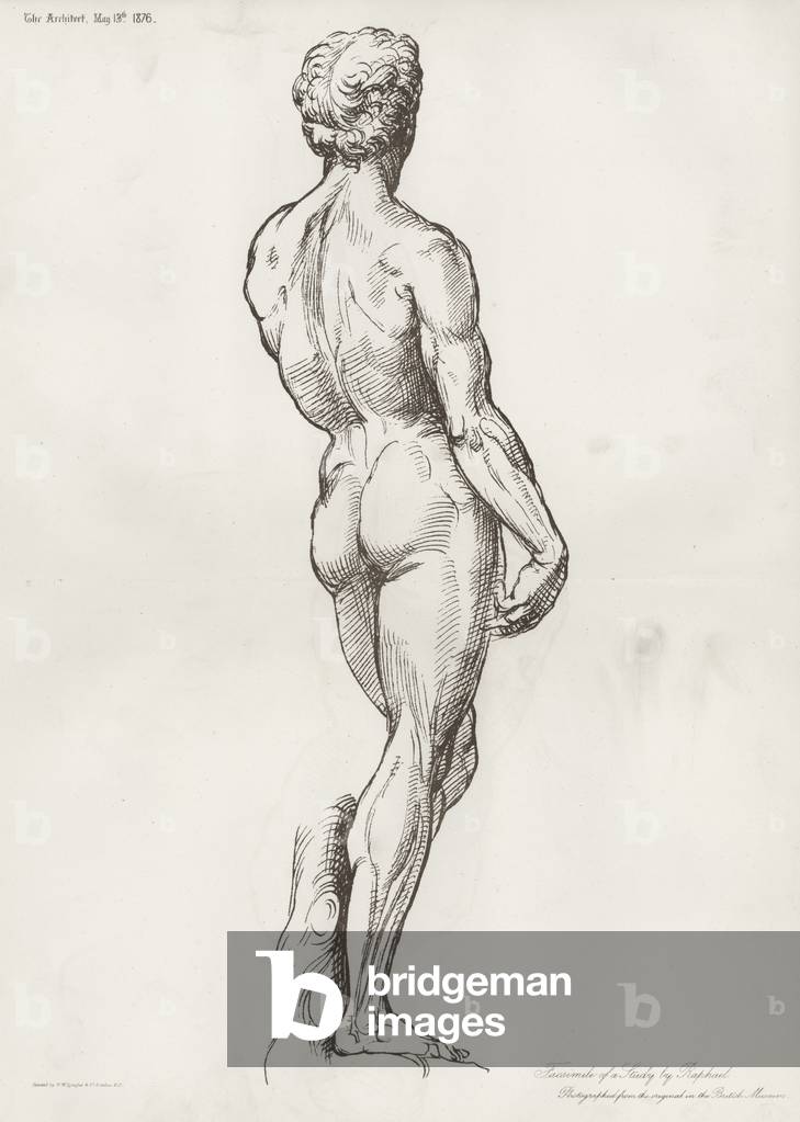 Facsimile of a Study by Raphael (engraving)