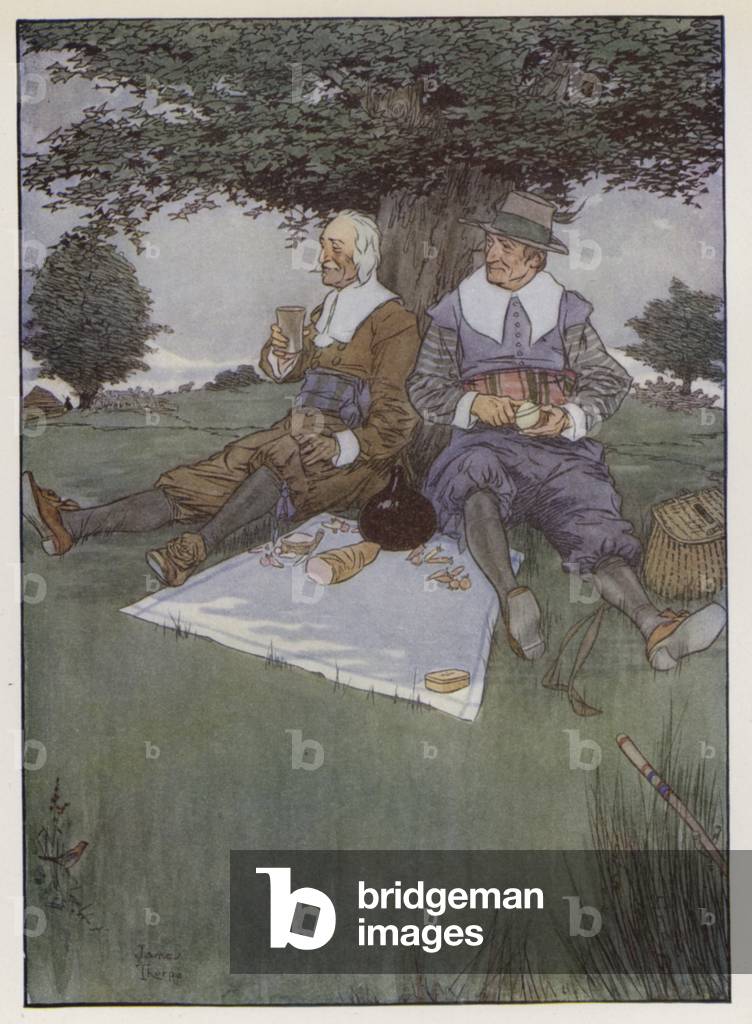 Illustration for The Compleat Angler by Izaak Walton