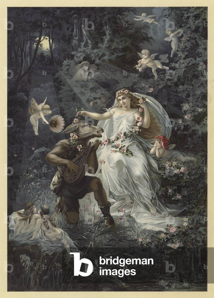 Illustration for A Midsummer Night's Dream (chromolitho)