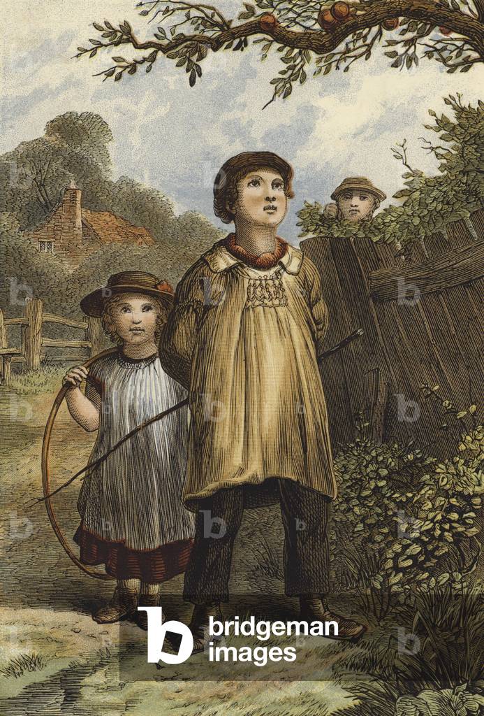 Temptation (colour litho)