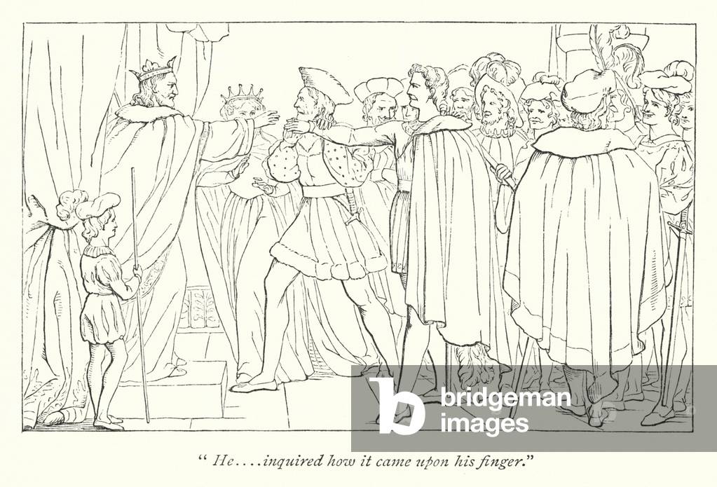 Shakespeare's All's Well That Ends Well; A Foolish Story (engraving)