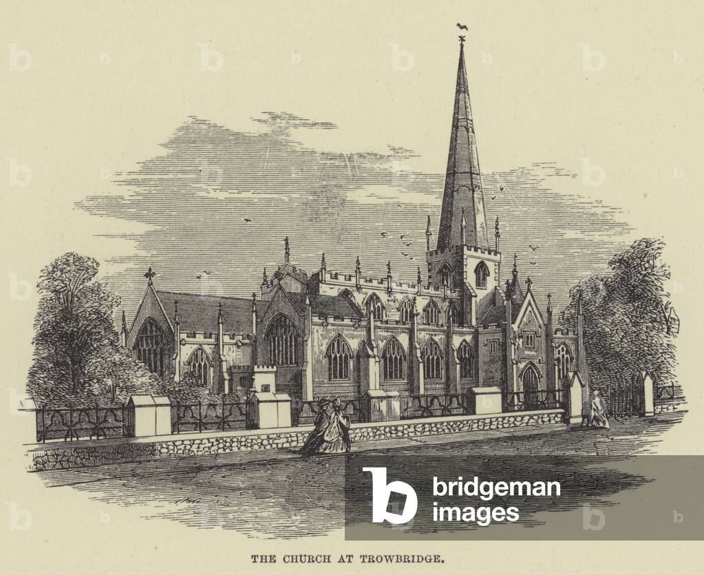 The church at Trowbridge (engraving)