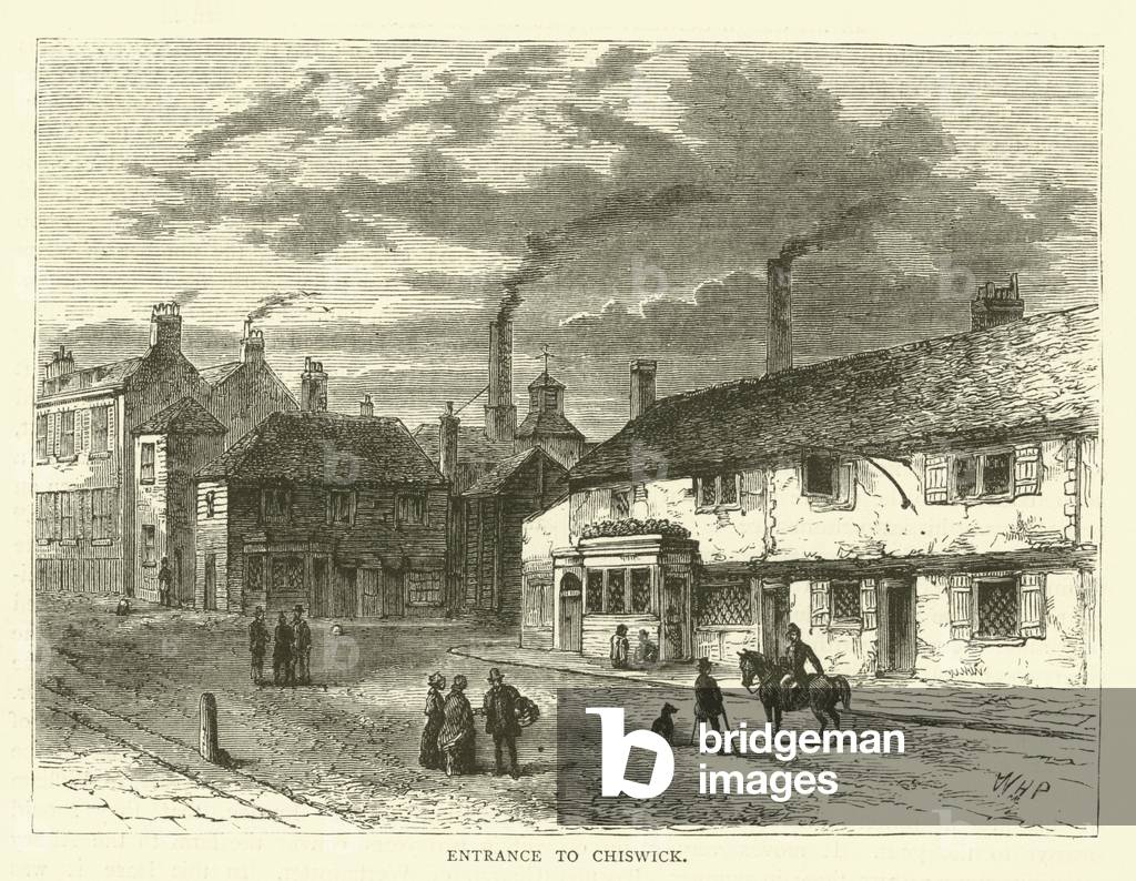 Entrance to Chiswick (engraving)