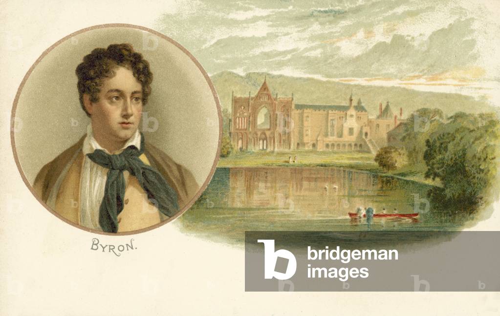 Lord Byron (colour litho)