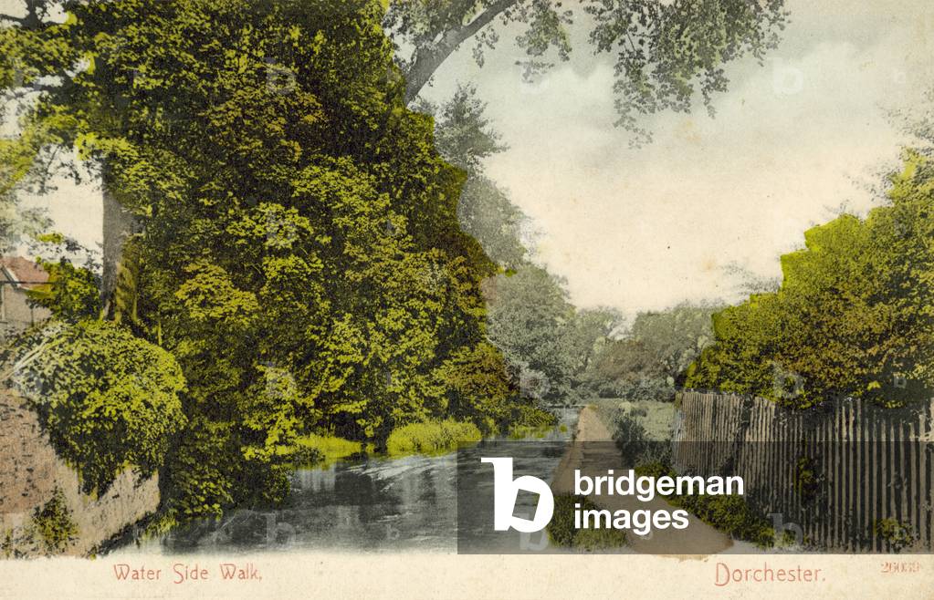 Water Side walk, Dorchester (colour photo)