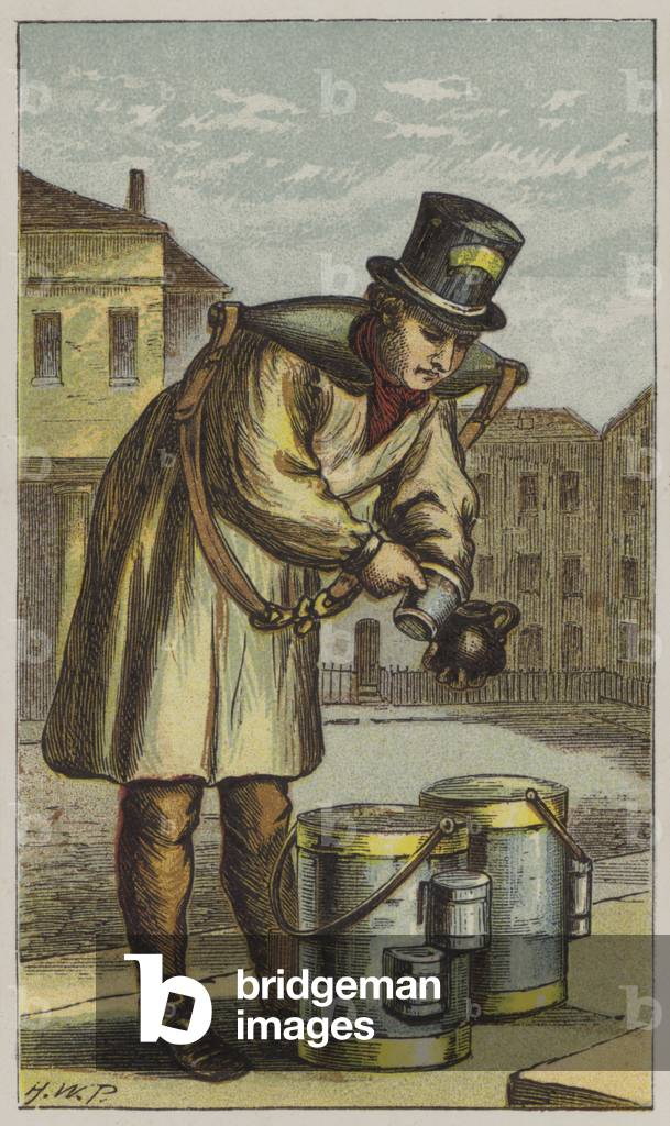 Milkman (colour litho)