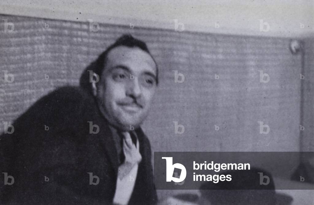 Django Reinhardt (b/w photo)