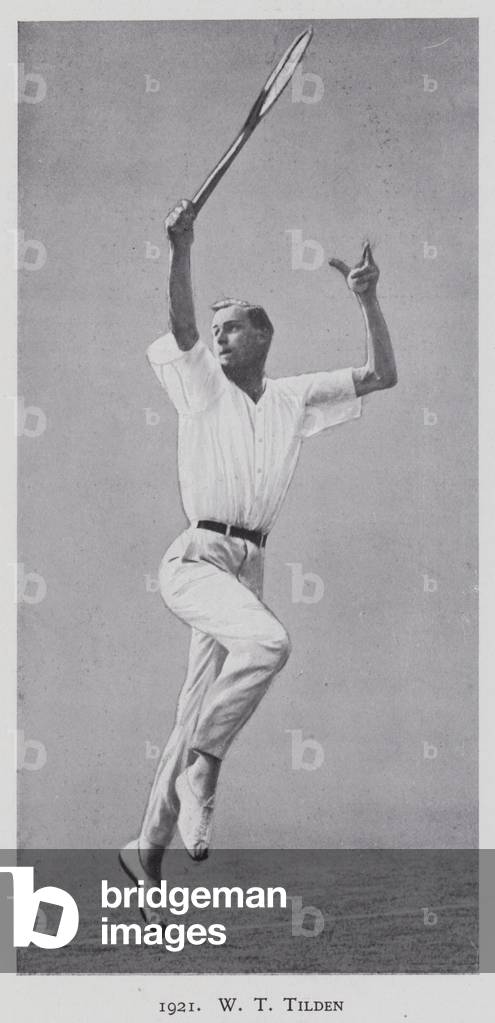 1921, W T Tilden (b/w photo)