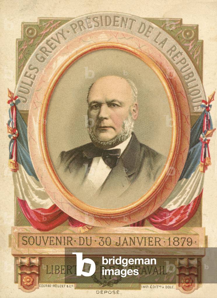 Jules Grevy, President of France, 1879 (chromolitho)