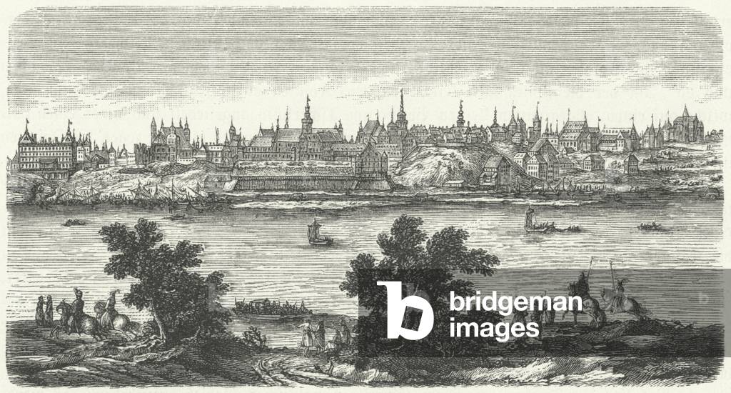 Warsaw in the 17th Century (engraving)