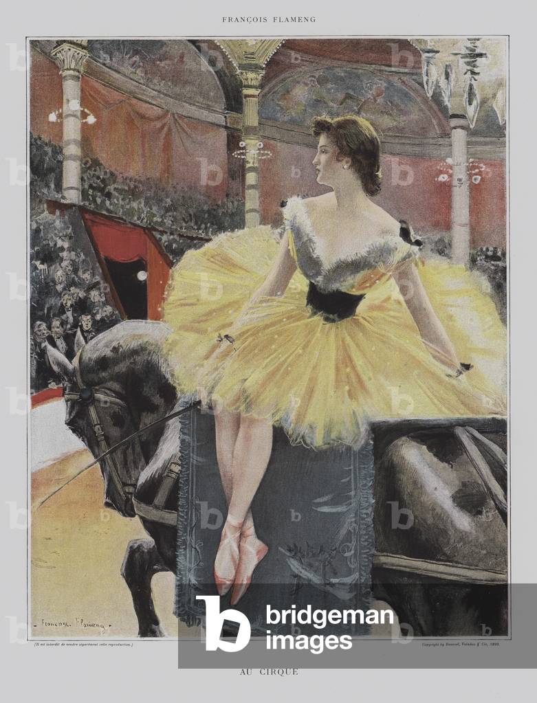Au Cirque (At the Circus) (colour litho)