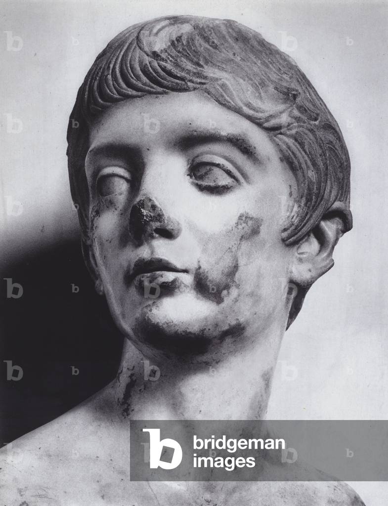 Roman Portraits: Portrait of a Youth (b/w photo)