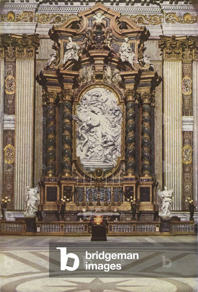 St Ignatius, Altar and Tomb of St John Berchmans (colour photo)