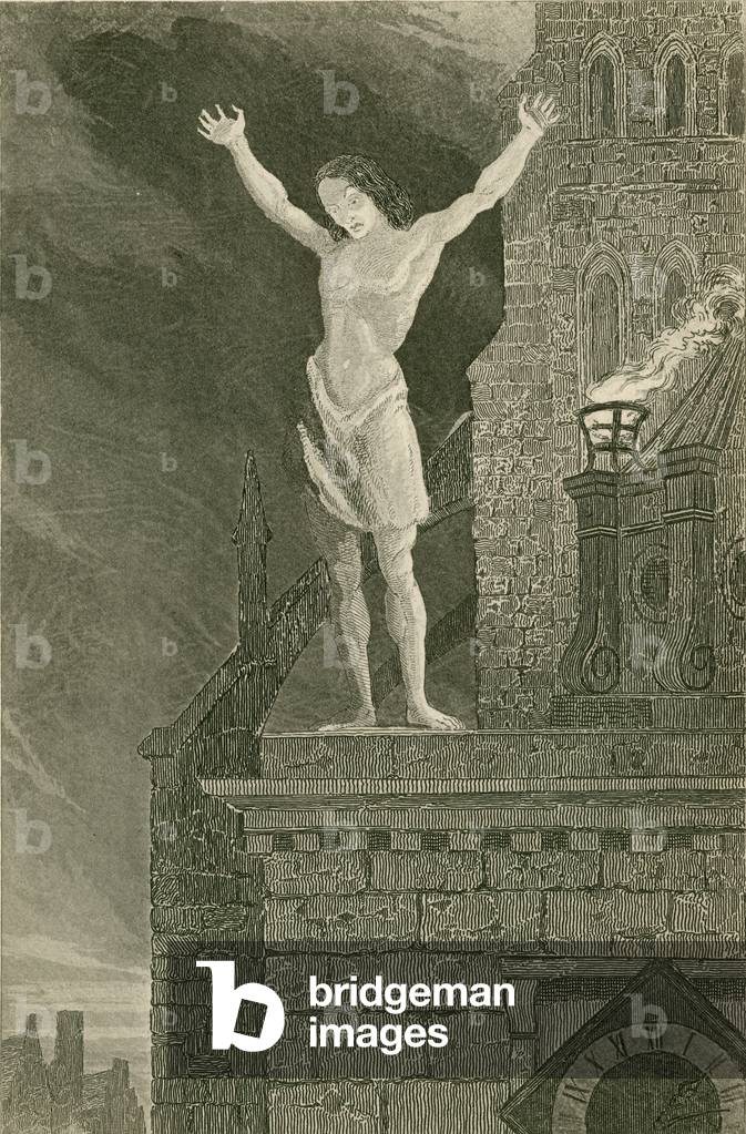 Solomon Eagle denouncing the City (engraving)
