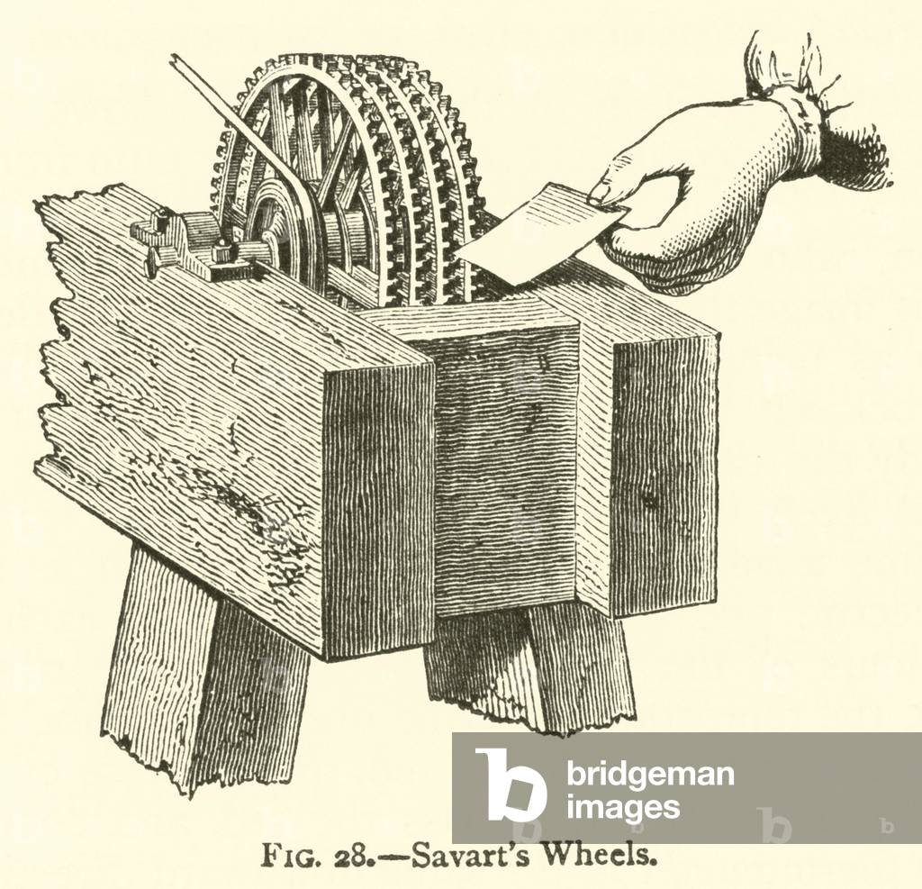 Savart's Wheel (engraving)