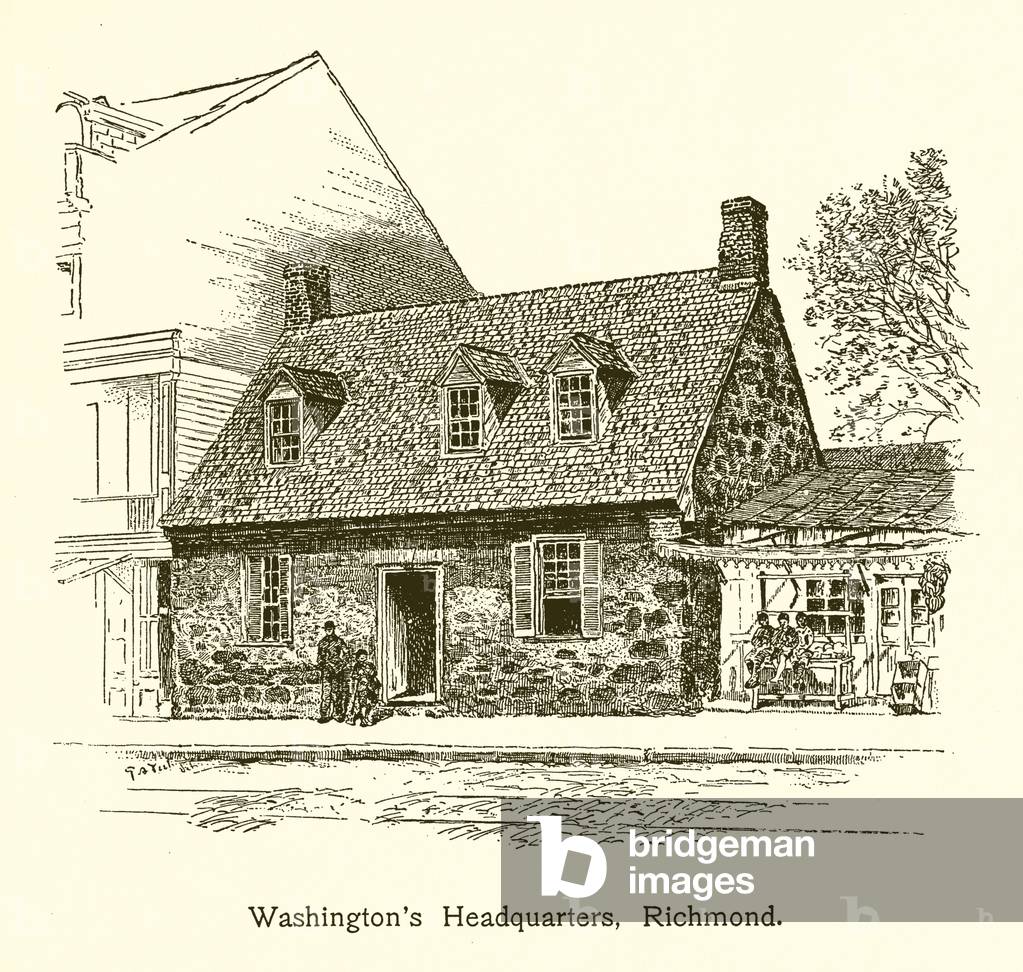 Washington's Headquarters, Richmond (engraving)