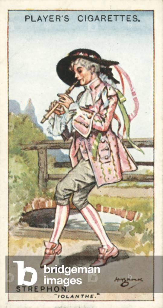 Gilbert and Sullivan, Strephon, Iolanthe (colour litho)