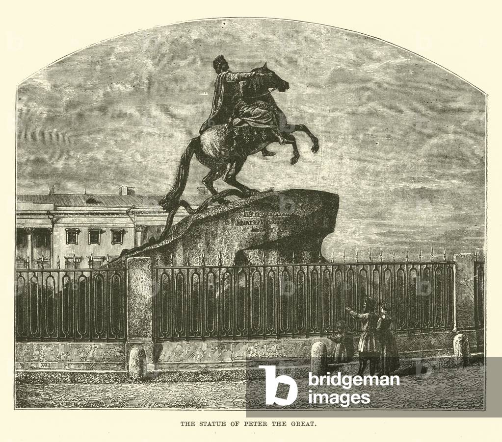 The Statue of Peter the Great (engraving)