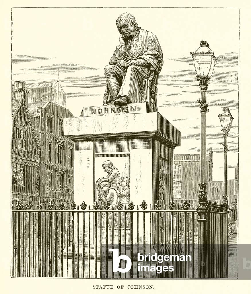 Statue of Johnson (engraving)
