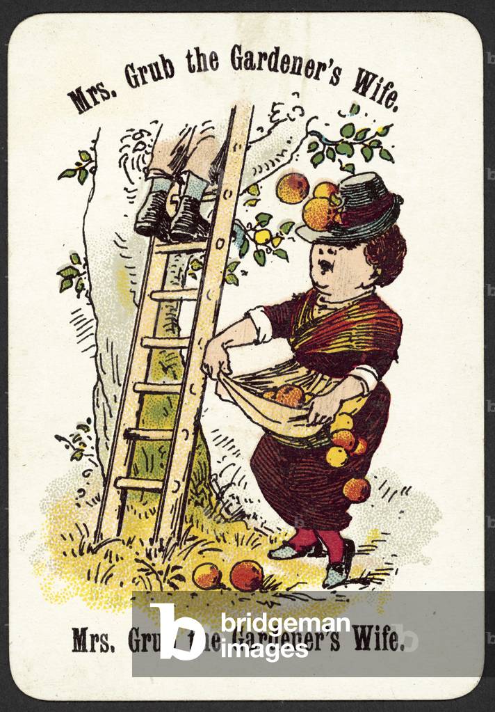 Mrs Grub The Gardener's Wife (colour litho)