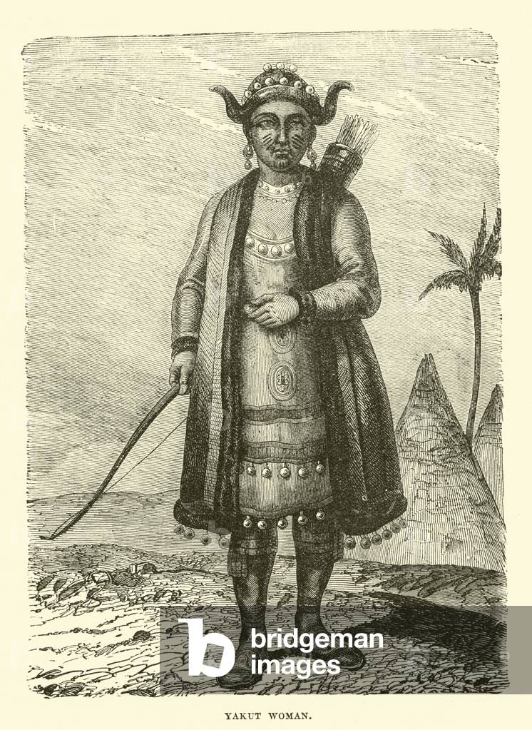 Yakut woman (engraving)