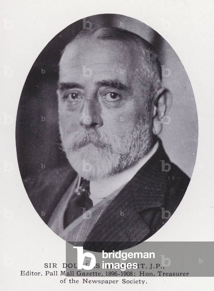Prominent Men of London: Sir Douglas Straight (b/w photo)